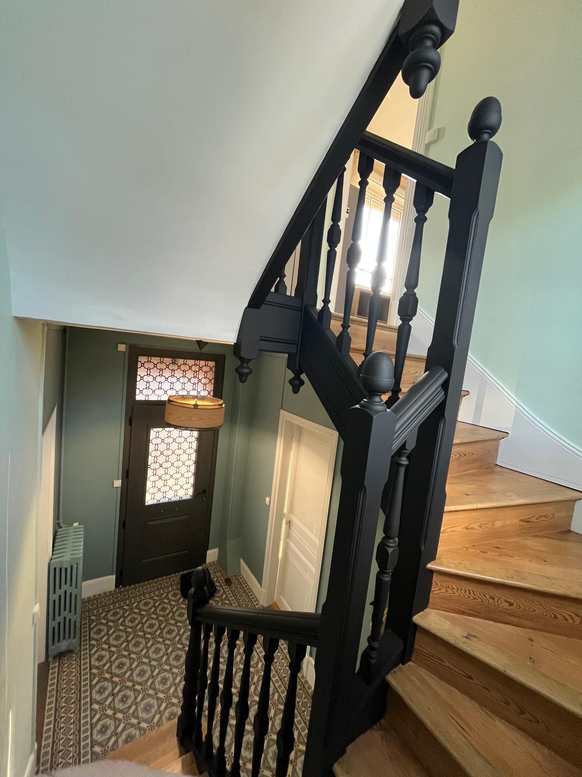 rénovation cage d'escalier